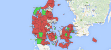 Danmarkskort: Lærernes sygefravær steget markant i 77 kommuner